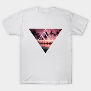 Tropical House Geometric Art T-Shirt